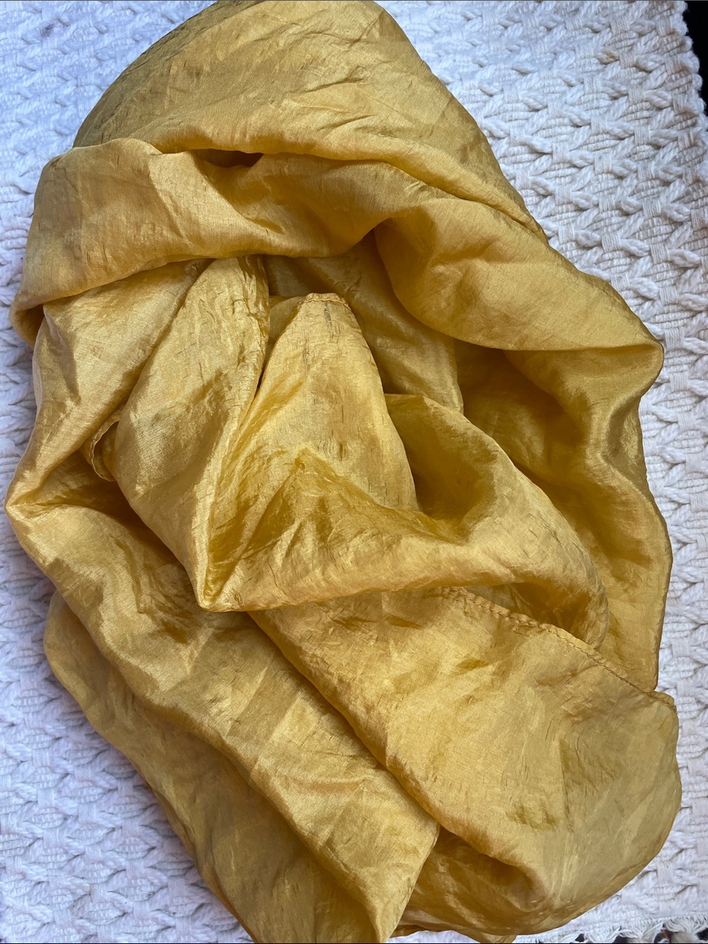 HAND-DYED SILK SCARF/PLAYSILK - Picture 3 of 6